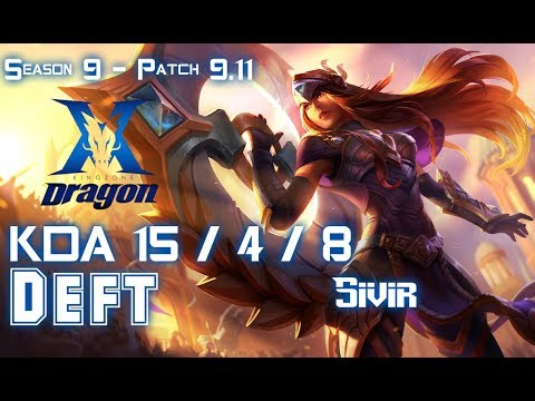 KZ Deft SIVIR vs KAI'SA ADC - Patch 9.11 KR Ranked