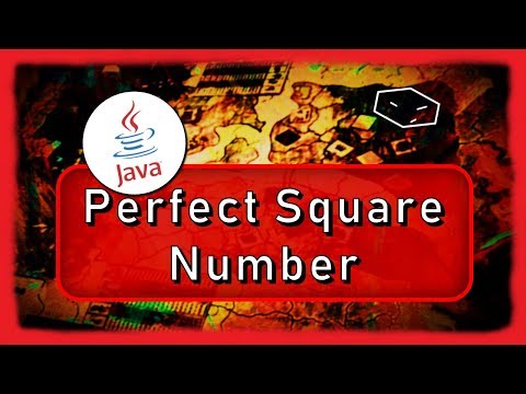 is perfect square number in java