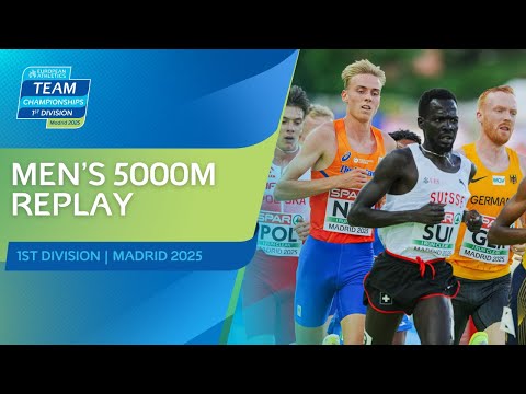 Last lap SPRINT! ⚡ Men's 5000m replay | Madrid 2025