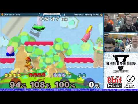SoM V | P4K EMP Armada & Duck vs. Prince Abu & Hanky Panky | Melee Doubles Grand Finals