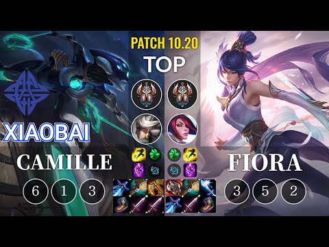 ES Xiaobai Camille vs Fiora Top - KR Patch 10.20