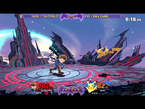 TaloHalo (Mii Swordfighter) vs NWA Danbi (Pikachu, Yoshi) | FREAKS @ FREE PLAY RICHARDSON 35 ft Lima