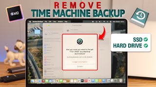 How To Remove Time Machine Backup From External Drive Using M2 Mac!