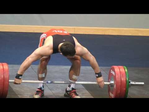 Chruściewicz Piotr POL 145 kg European Weightlifting Championships Bucharest