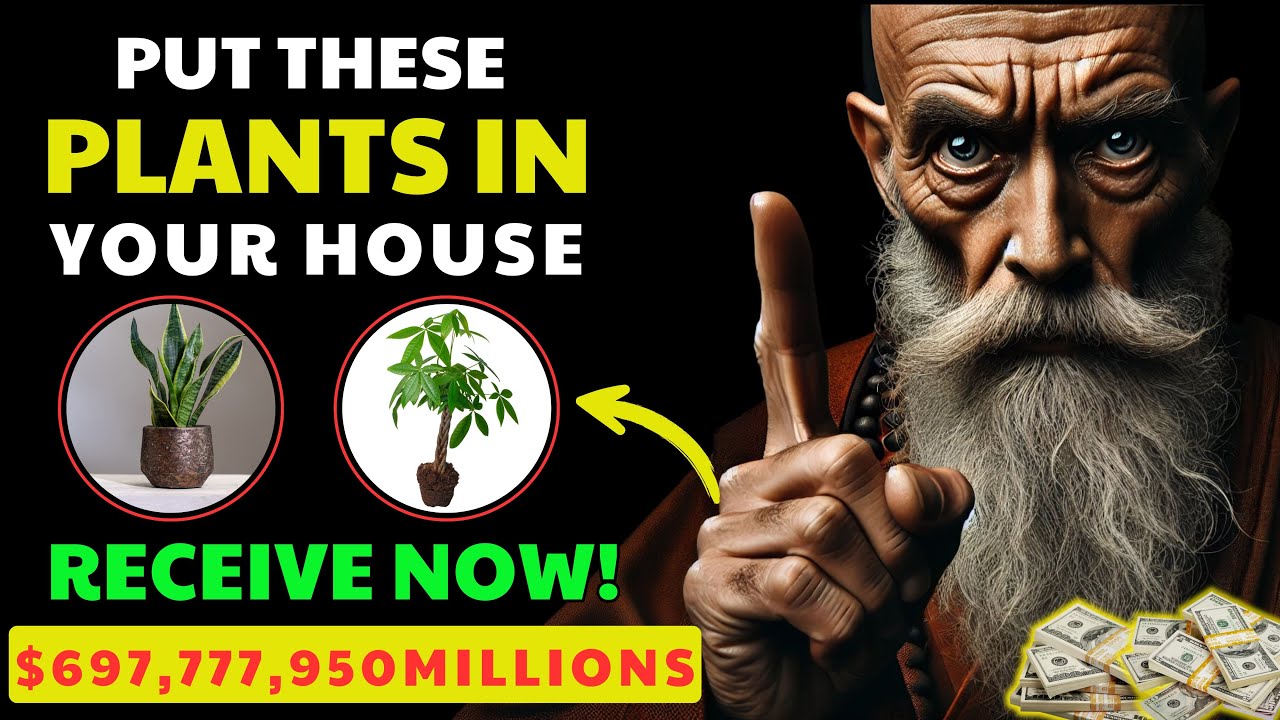 7 PLANTS THAT MAKE MONEY FLOW IN YOUR HOUSE - IT IS POWERFUL | Buddhist teachings💰🍀💰