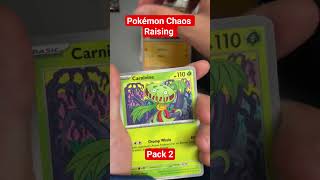 Pokémon Chaos Raising  - Pack 2 opening  #packopenning #pokemoncards #pokemontcg