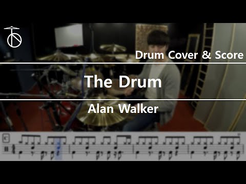Alan Walker-The Drum Cover,DrumSheet,Score,Tutorial.Lesson