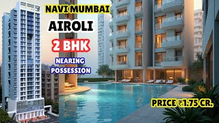 2 BHK flat for sale in Airoli Near Possession 7506936313 #2bhk #newproject #luxuryflats