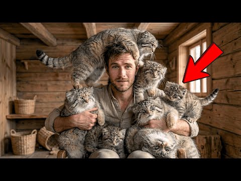 The Manul Cat Family and a Gentle Dog – When a Manul Learns to Trust Humans