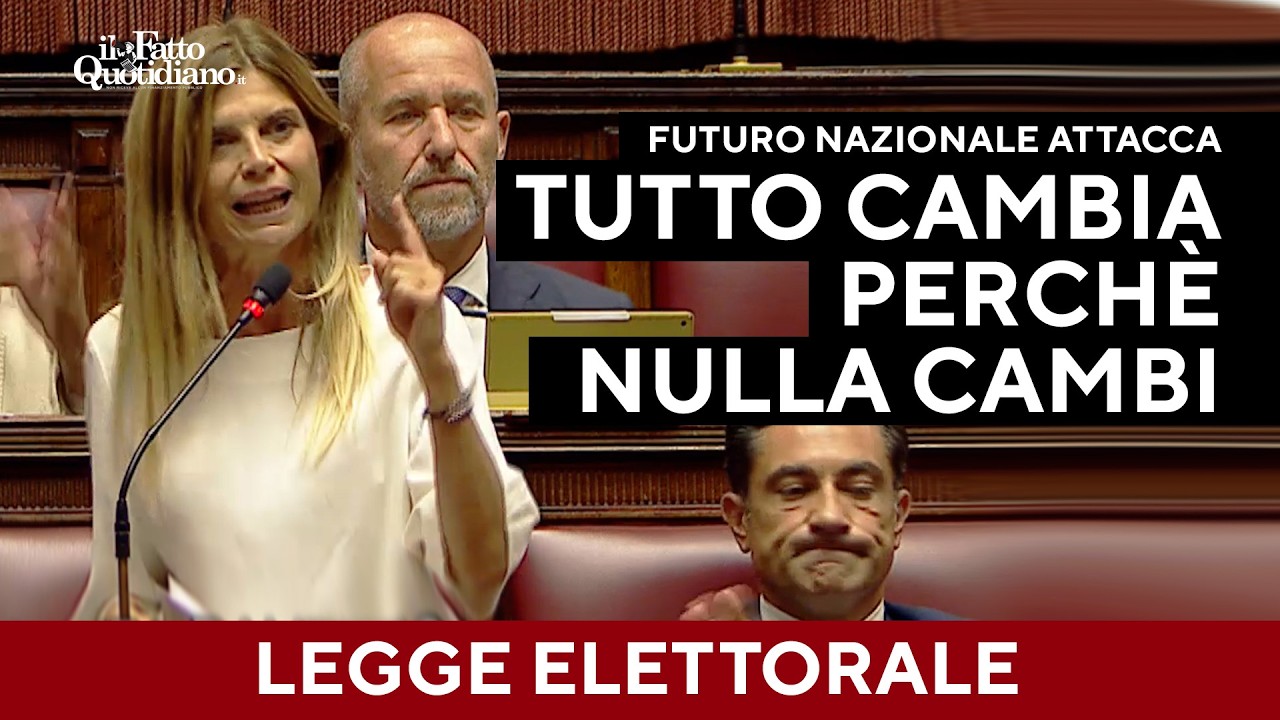 "Tutto cambia perché nulla cambi", Ravetto (Futuro Nazionale) contro la legge elettorale di Meloni