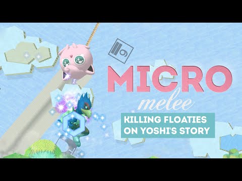 Micro Melee - How to K.O. Floaties on Yoshi's Story with Shine