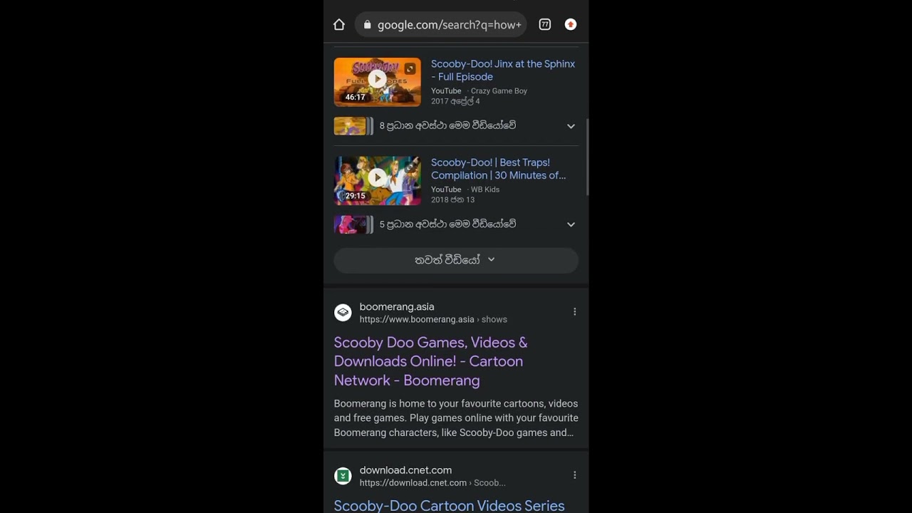 How To Download Scooby-Doo (SD) Vedios...
