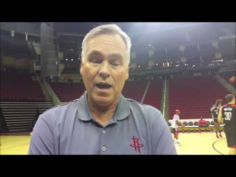 Mike D'Antoni on his rotation philosophy for Rockets