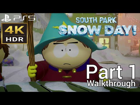 [Walkthrough Part 1] South Park: Snow Day! (PS5) 4K HDR