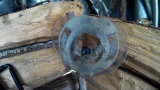 Homemade urinal for the shelter