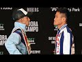 JERWIN ANCAJAS STARES DOWN FERNANDO MARTINEZ IN FIRST MEETING SINCE UPSET LOSS IN LAS VEGAS