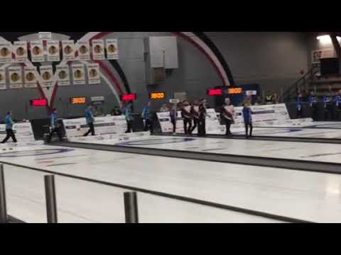 Robyn & Manitoba Pipe Band - Viterra Curling 2020