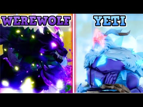 (INSANE BATTLE) Werewolf Vs Yeti in Blox Fruits