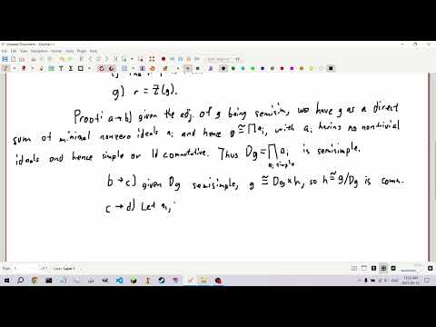 reductive lie algebras - lie theory #35