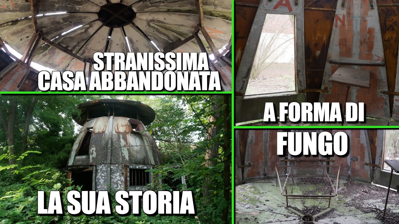 HO TROVATO UNA CASA ABBANDONATA A FORMA DI FUNGO!! É STATA COSTRUITA DA UNO STRANO PERSONAGGIO!