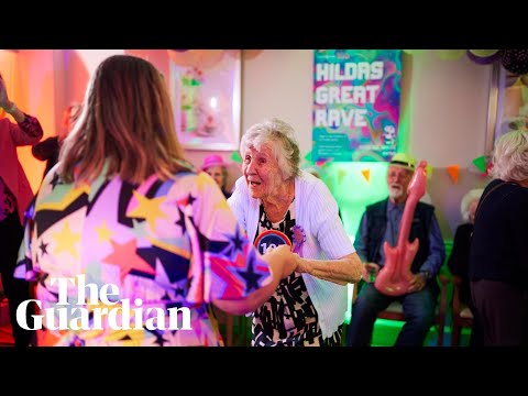 Care home throws 'rave' for resident's 105th birthday