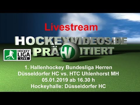 1. Hallenhockey-Bundesliga Herren DHC vs. HTCU 05.01.2019 Livestream
