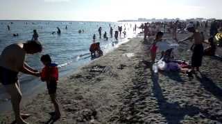 preview picture of video 'Казахстан Актау, море,пляж за ОС(очистные сооружения)'