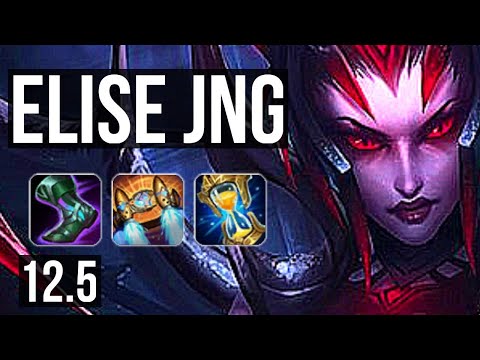 ELISE vs REK'SAI (JNG) | 2.8M mastery, 8/1/6, 800+ games, Dominating | NA Diamond | 12.5