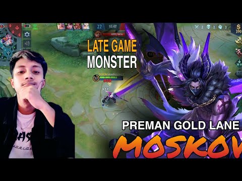 moskov gameplay deadly spear moskov monster offlane! mobile legend