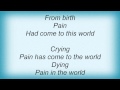 Danzig - Pain In The World Lyrics