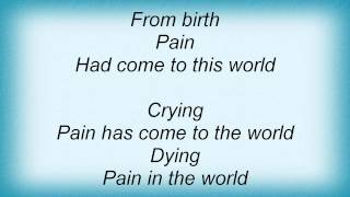 Danzig - Pain In The World Lyrics