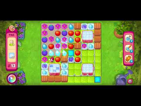 Gardenscapes Level 4165 (Pink Level - One Shot Level) ONE TRY CHALLENGE