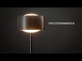 Oligo-Glance-Lampadaire-arc-LED-beige YouTube Video