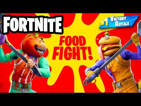Food Fight! Mounted Turret! - Fortnite - Gameplay Part 59