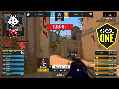 G2 ESL One Major:Road to Rio Best moments(vs Mousesports and Faze clan)