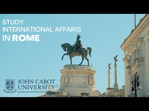 Study International Affairs at John Cabot University