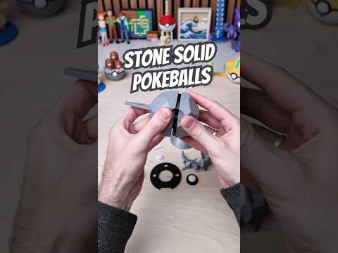 97/365 - Rock Solid Pokéballs 🪨 | Onix & Steelix 3D Builds