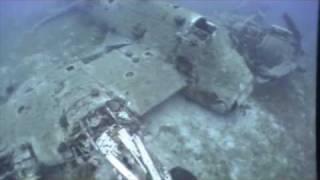 preview picture of video 'Airplane Wreck Dive Paros Island Greece-Bristol Beaufighter'