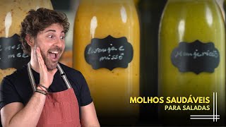 Pare de Comer Salada Sem Graça! 4 Molhos Fáceis Que Vão Mudar Tudo!
