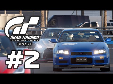 GRAN TURISMO SPORT - Nissan Skyline GT-R R34 "Godzilla" Gameplay Walkthrough - Part 2