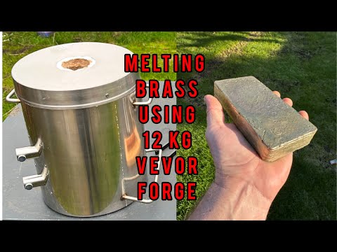 VEVOR 12kg forge furnace- How well does it melt brass