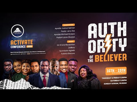 The Scope of the Operation of the Authority of the Believer - Apostle Michael Orokpo