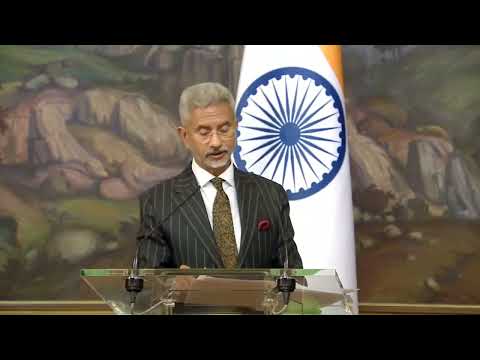 Press Statements meeting of EAM Jaishankar with FM Sergey Lavrov Russia  jaishankar in Russia