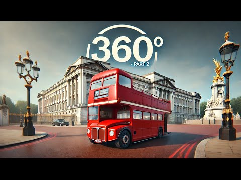 VR Landmarks of London by Tour Bus in 360° VR - Part 2 | Virtual Vacation