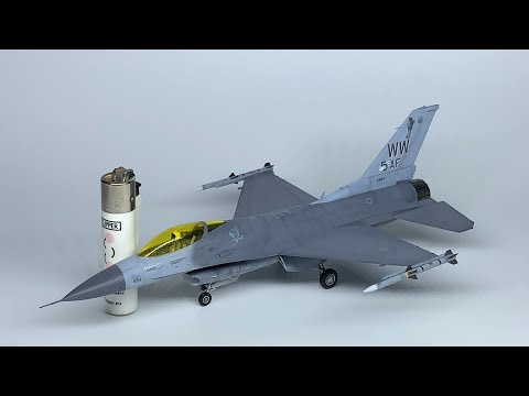 Build F-16CJ FIGHTING FALCON LOCKHEED MARTIN - TAMIYA 1/72 scale plamodel US airforce f16 fighter