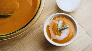 Creamy Squash Soup • VEGAN THANKSGIVING Recipe
