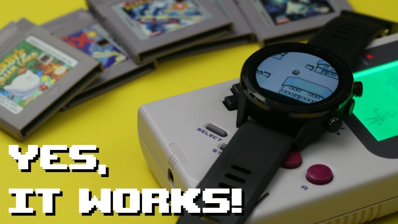 ⌚How I turned a watch into a Game Boy!