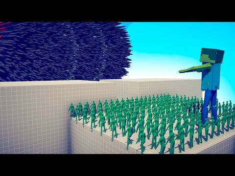 100x ZOMBIE + MINECRAFT GIANT vs EVERY GOD   Totally Accurate Battle Simulator TABS 2024