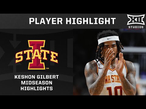 Keshon Gilbert Midseason Highlights | 2024-25 Big 12 Men's Basketball