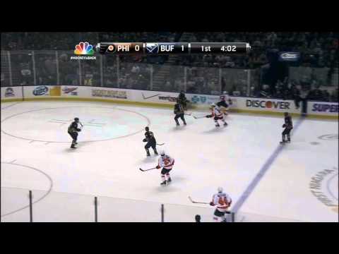 No goal 1st period  20 Jan 2013 Philadelpia Flyers vs Buffalo Sabres. Goalie interference